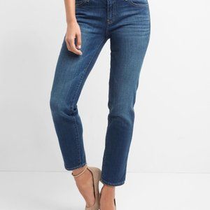 Gap Real Straight Dark Wash Jeans 28L